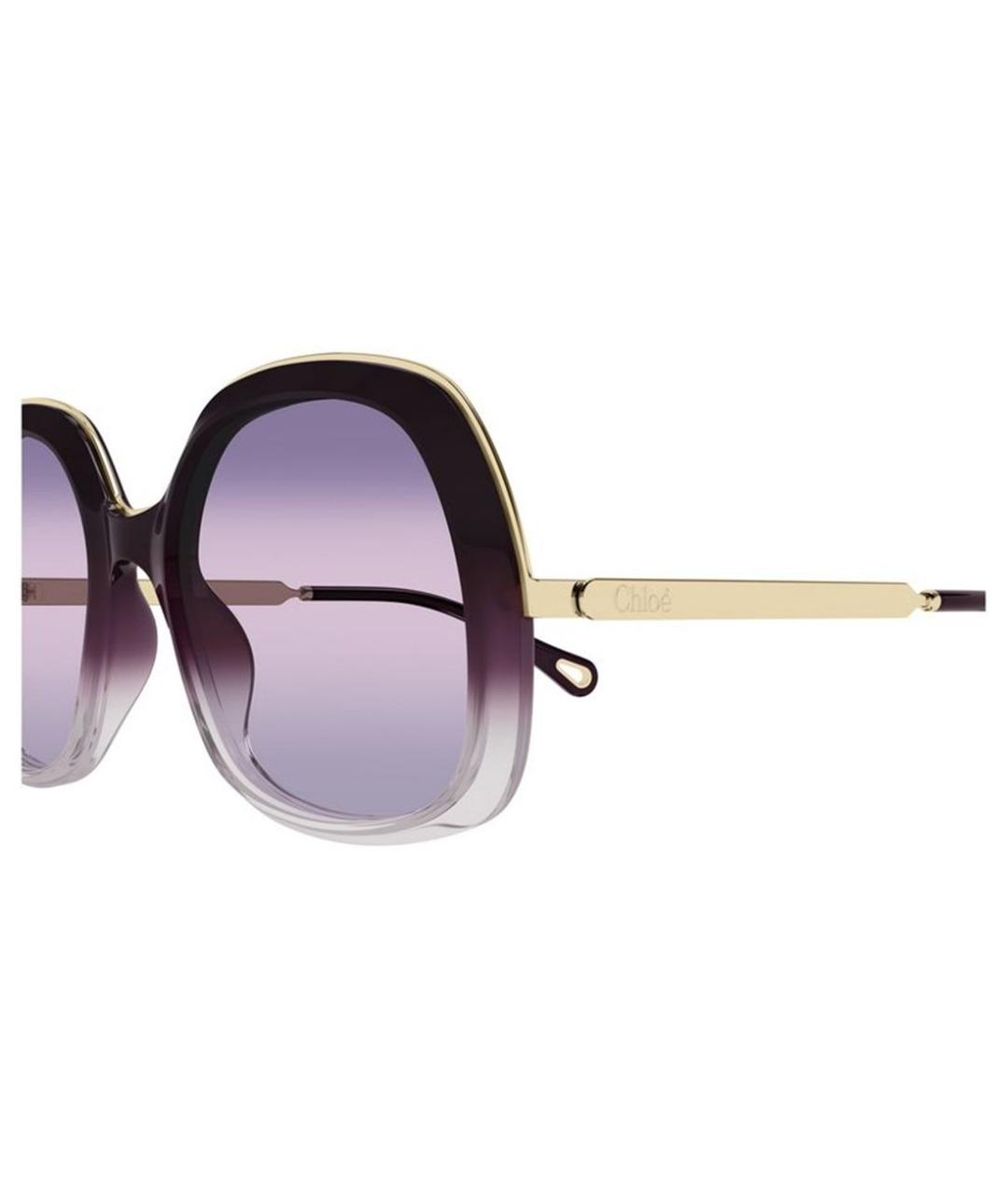 CHLOE Фиолетовые солнцезащитные очки, фото 3