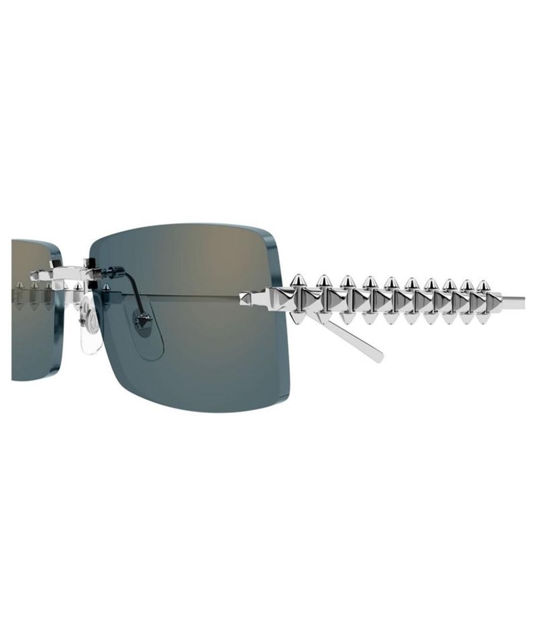 CARTIER Серебряные металлические солнцезащитные очки, фото 5