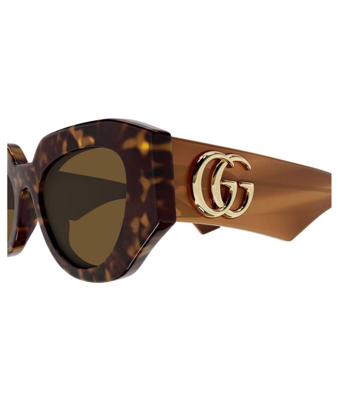 GUCCI Мульти деревянные солнцезащитные очки, фото 3