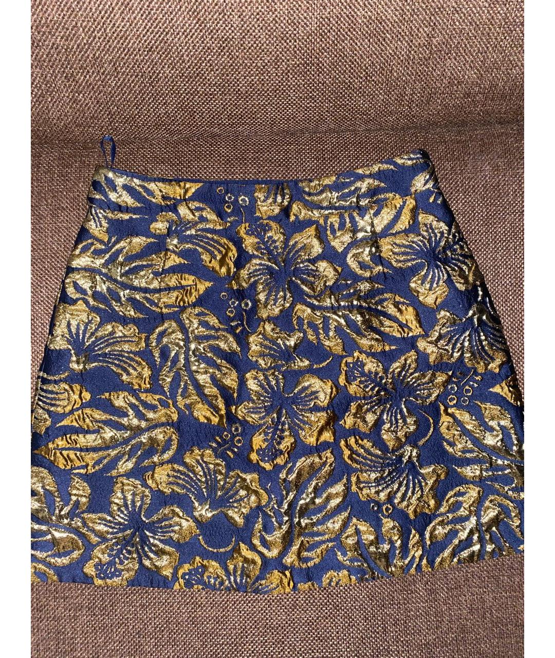 PRADA Мульти полиэстеровая юбка мини, фото 7