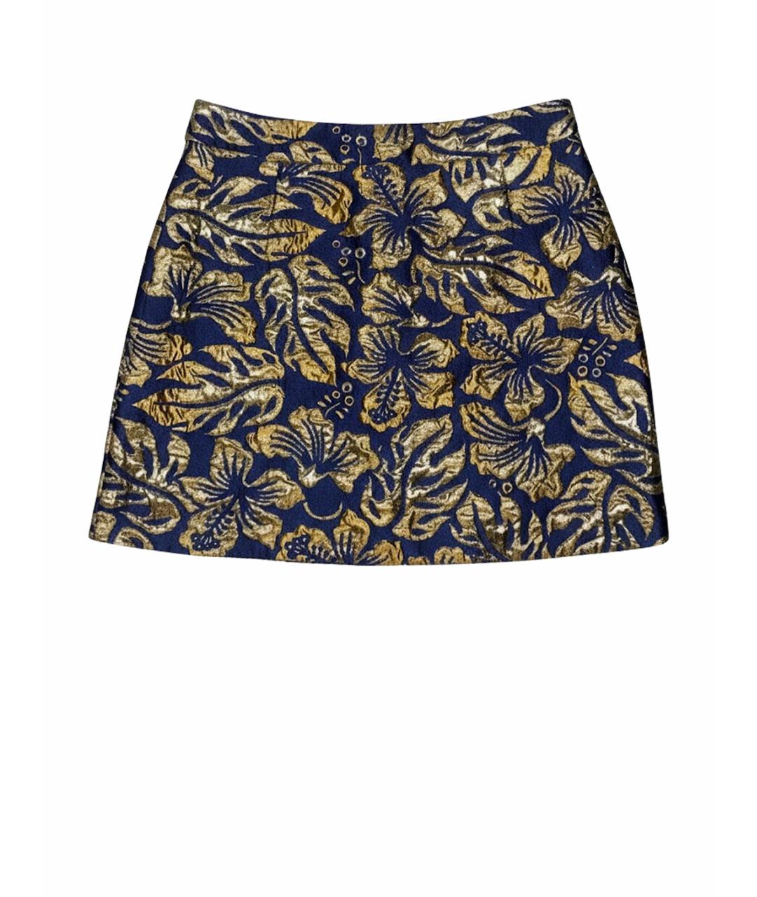 PRADA Мульти полиэстеровая юбка мини, фото 1