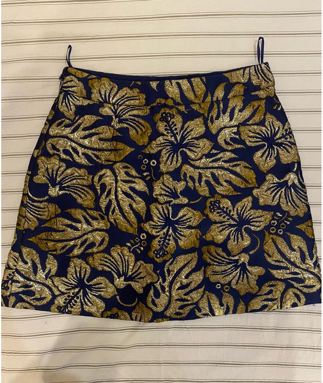 PRADA Мульти полиэстеровая юбка мини, фото 2