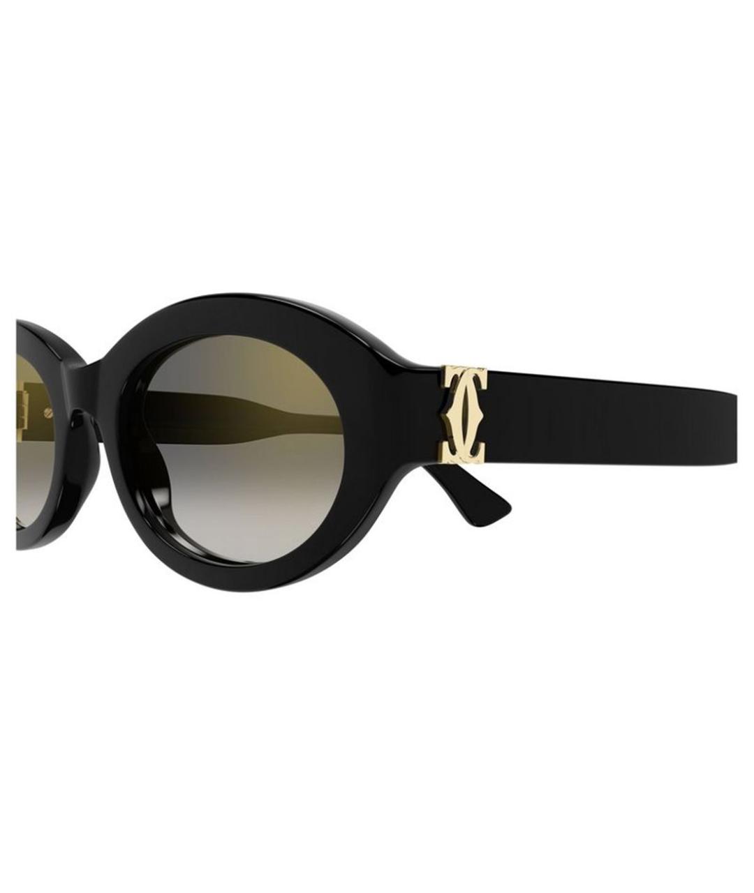 CARTIER Черные солнцезащитные очки, фото 5