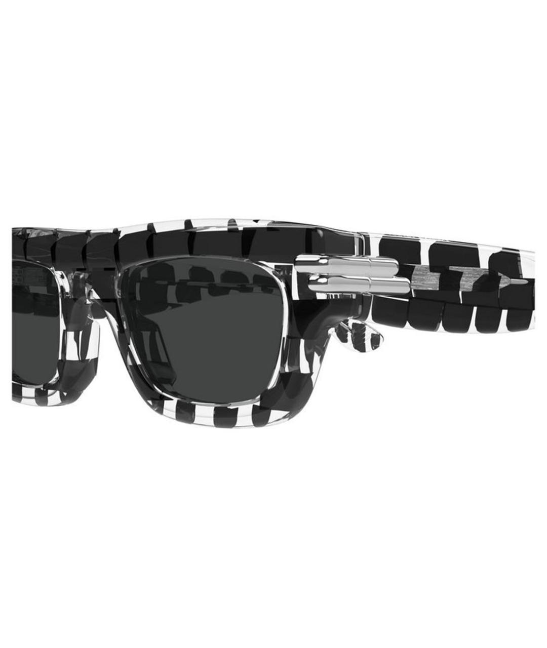 BOTTEGA VENETA Черные пластиковые солнцезащитные очки, фото 5