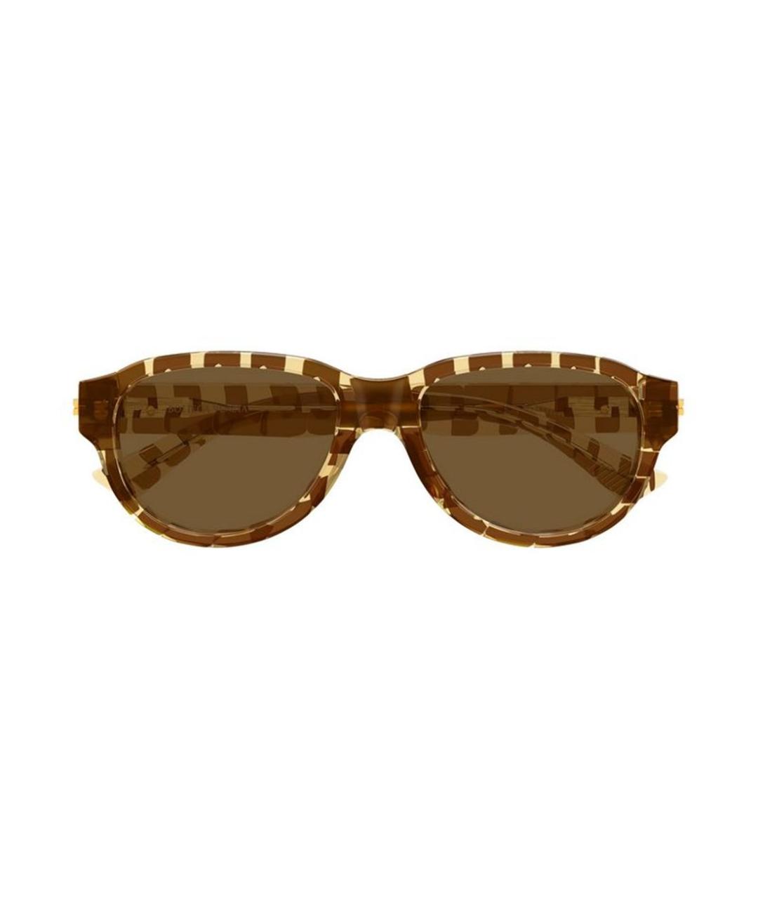 BOTTEGA VENETA Коричневые солнцезащитные очки, фото 2