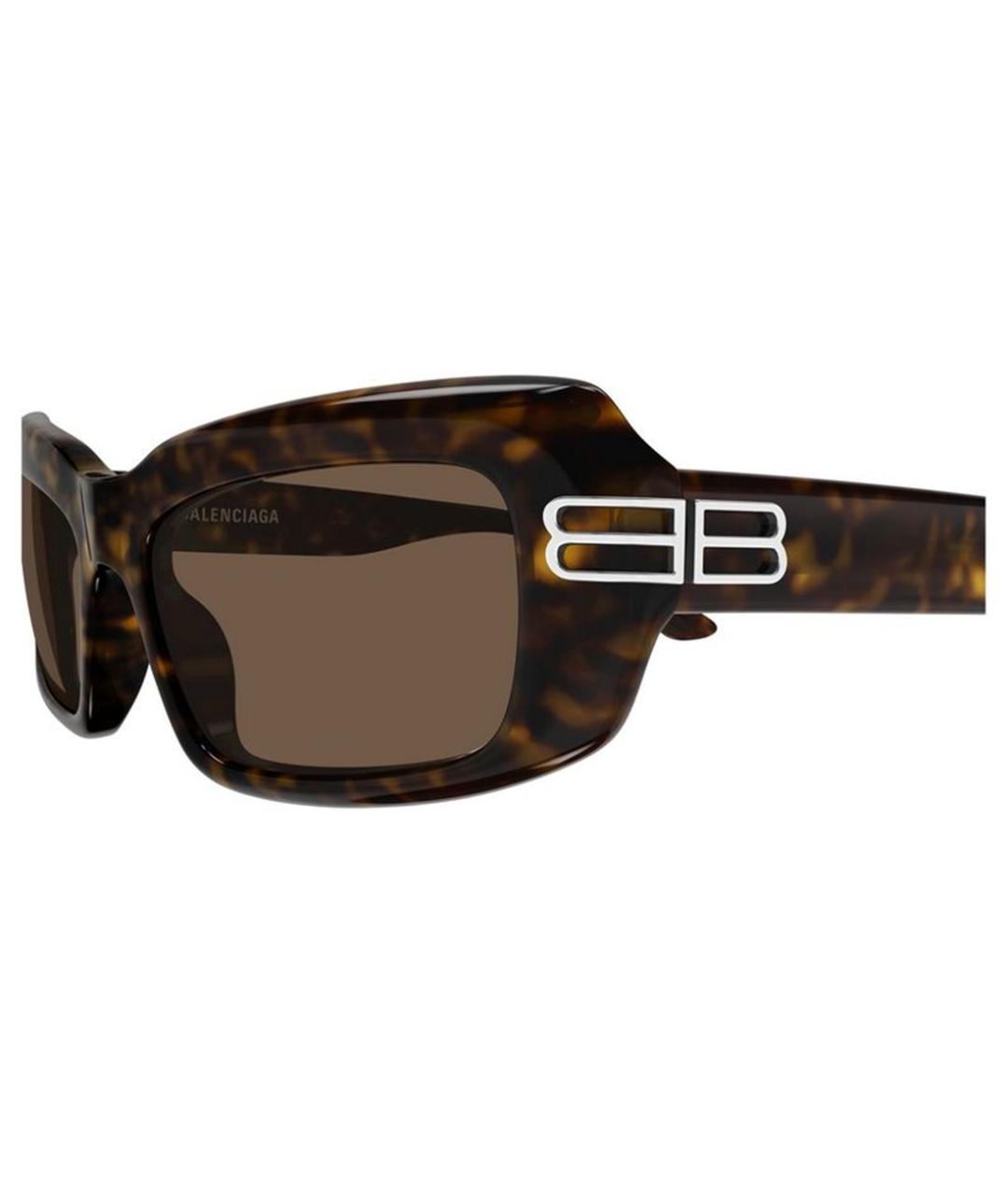 BALENCIAGA Мульти пластиковые солнцезащитные очки, фото 3