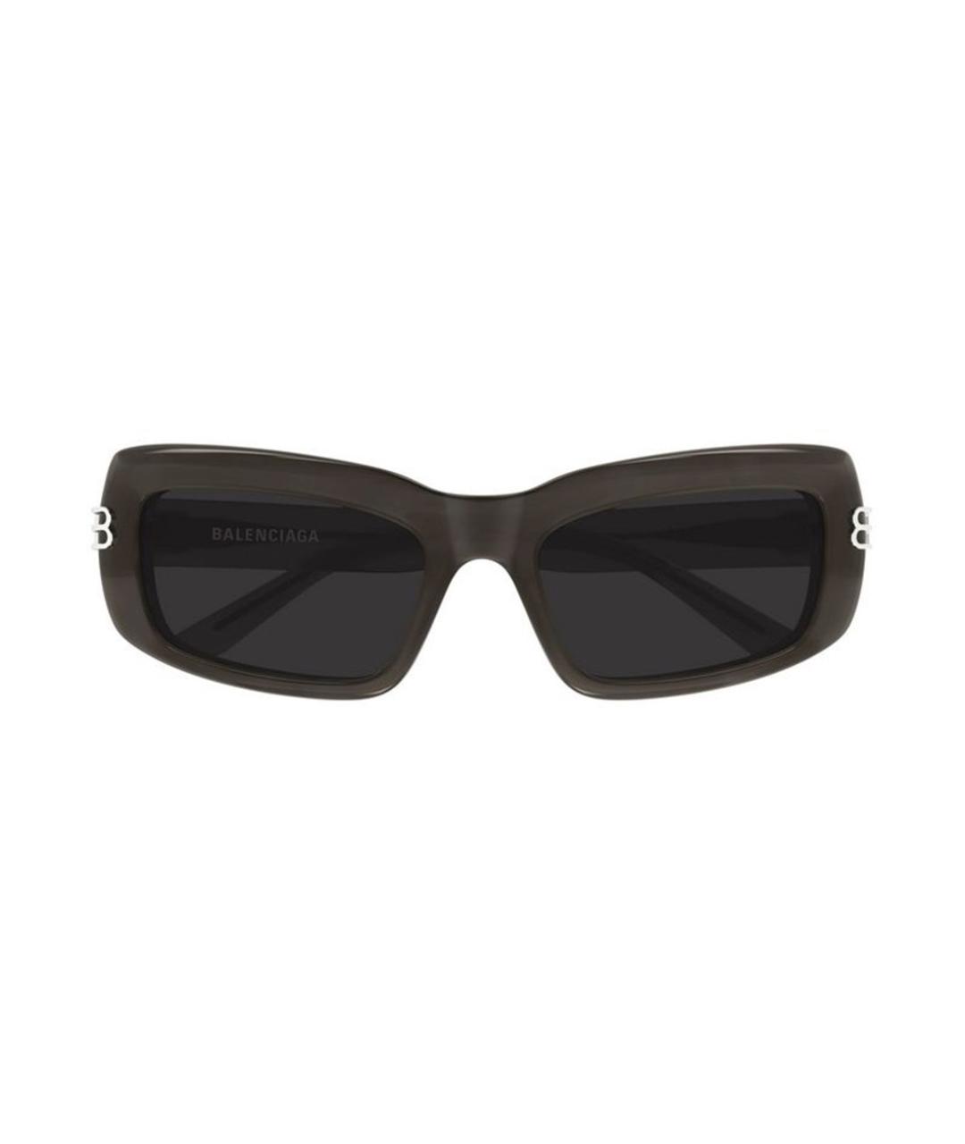 BALENCIAGA Серые пластиковые солнцезащитные очки, фото 1