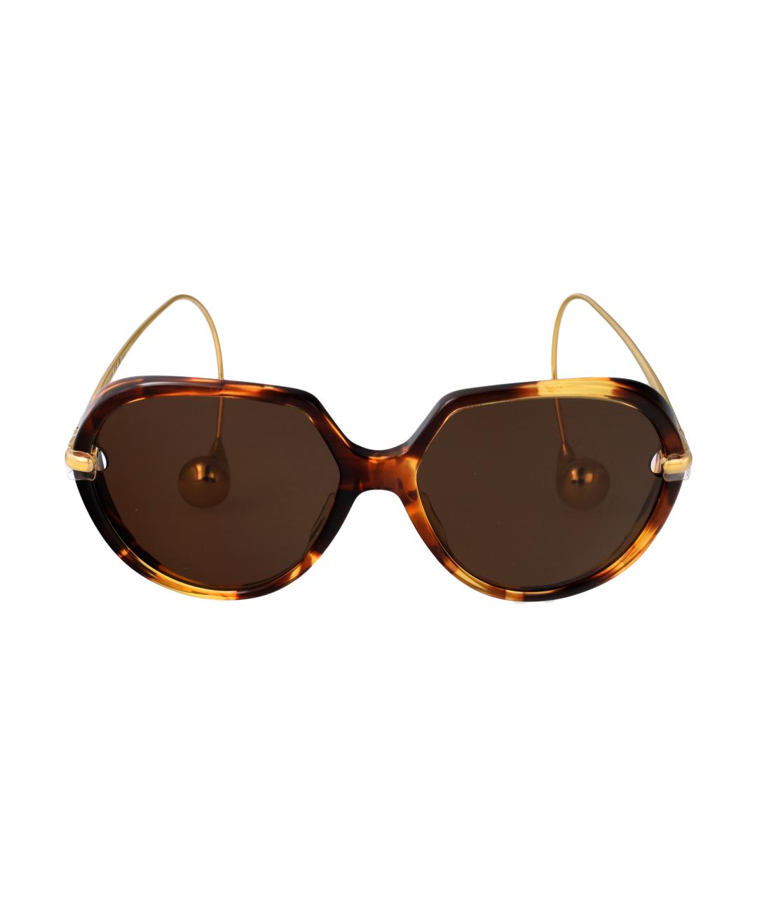 BOTTEGA VENETA Мульти металлические солнцезащитные очки, фото 1