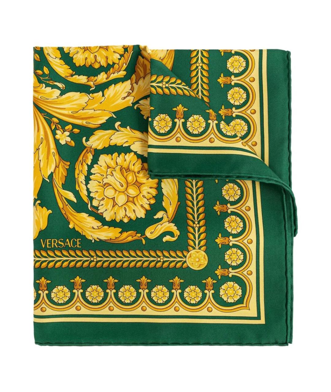 VERSACE Мульти шелковый платок, фото 1