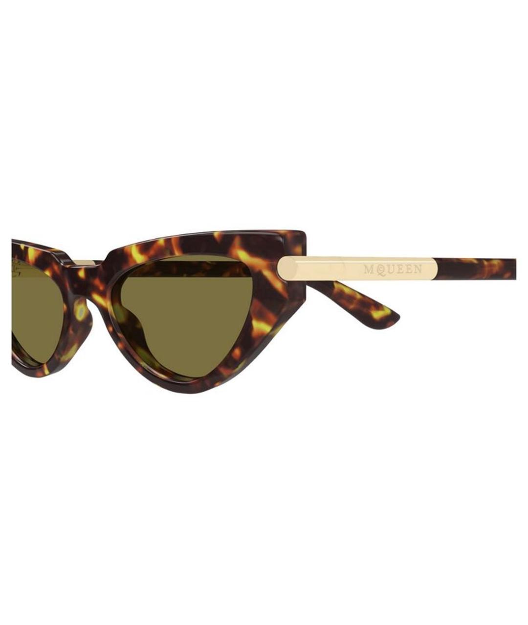 ALEXANDER MCQUEEN Мульти пластиковые солнцезащитные очки, фото 3