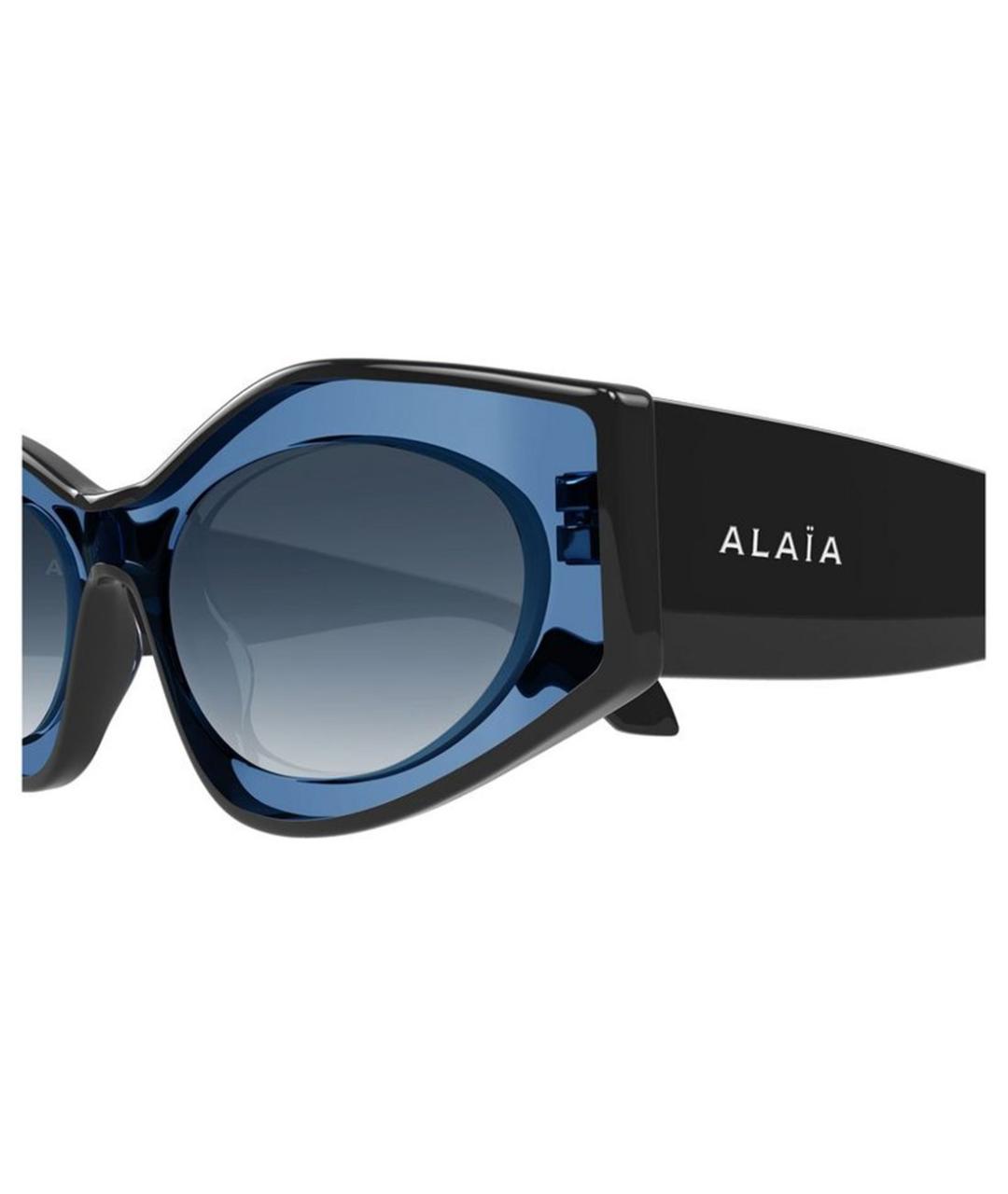 ALAIA Синие пластиковые солнцезащитные очки, фото 3