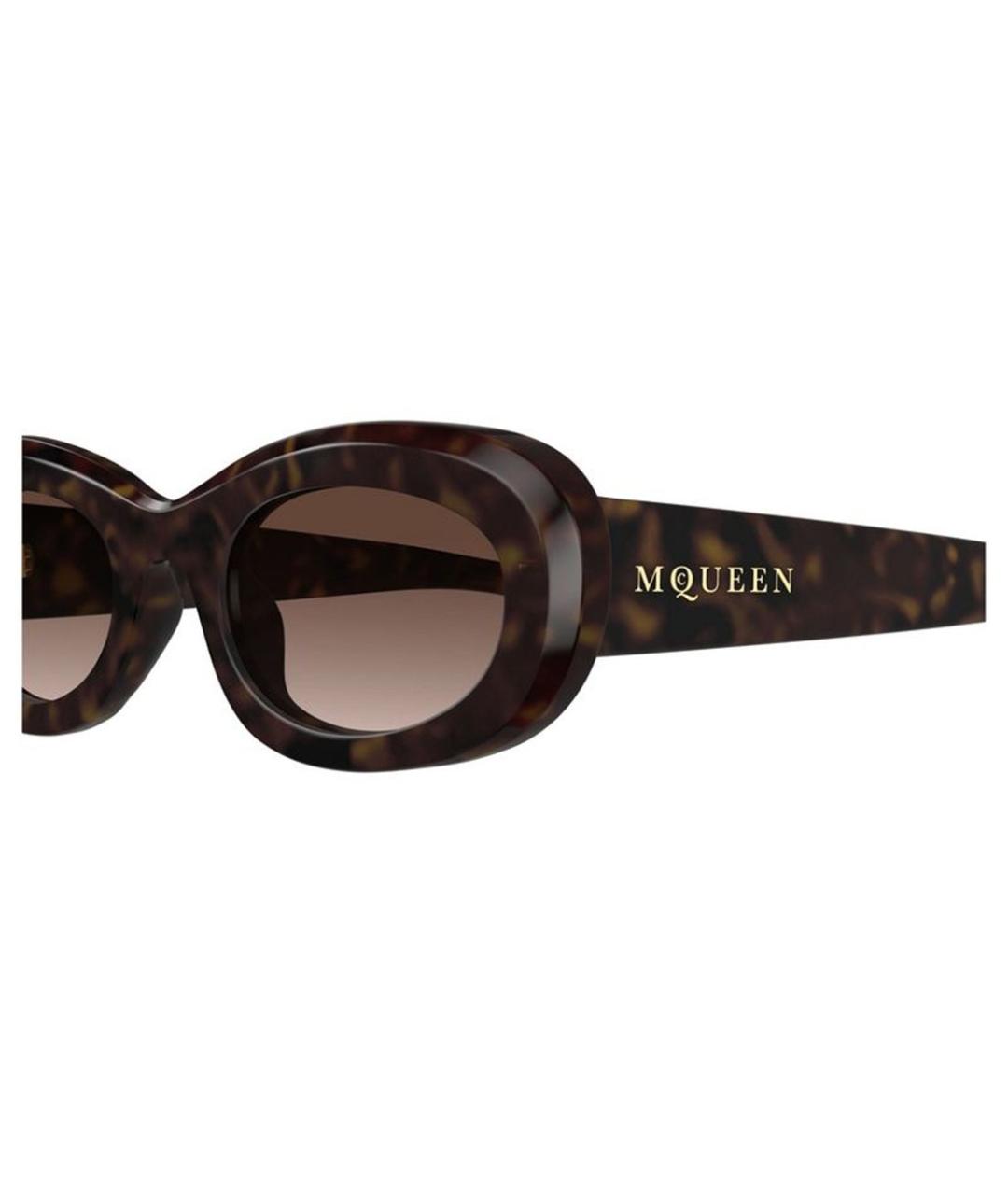 ALEXANDER MCQUEEN Мульти пластиковые солнцезащитные очки, фото 3