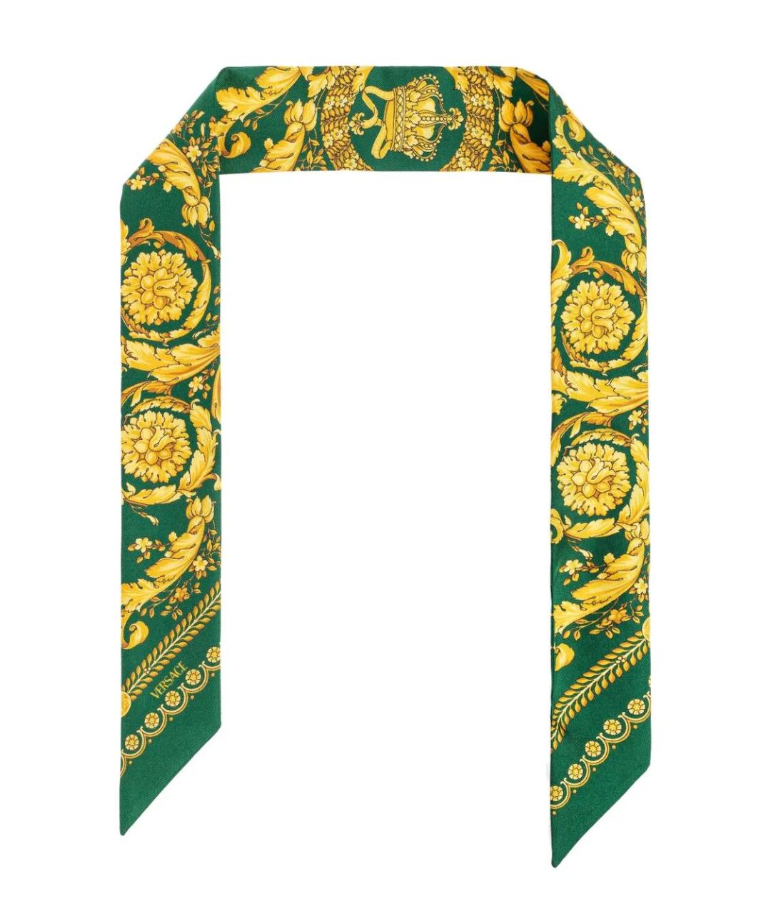 VERSACE Мульти шелковый платок, фото 4