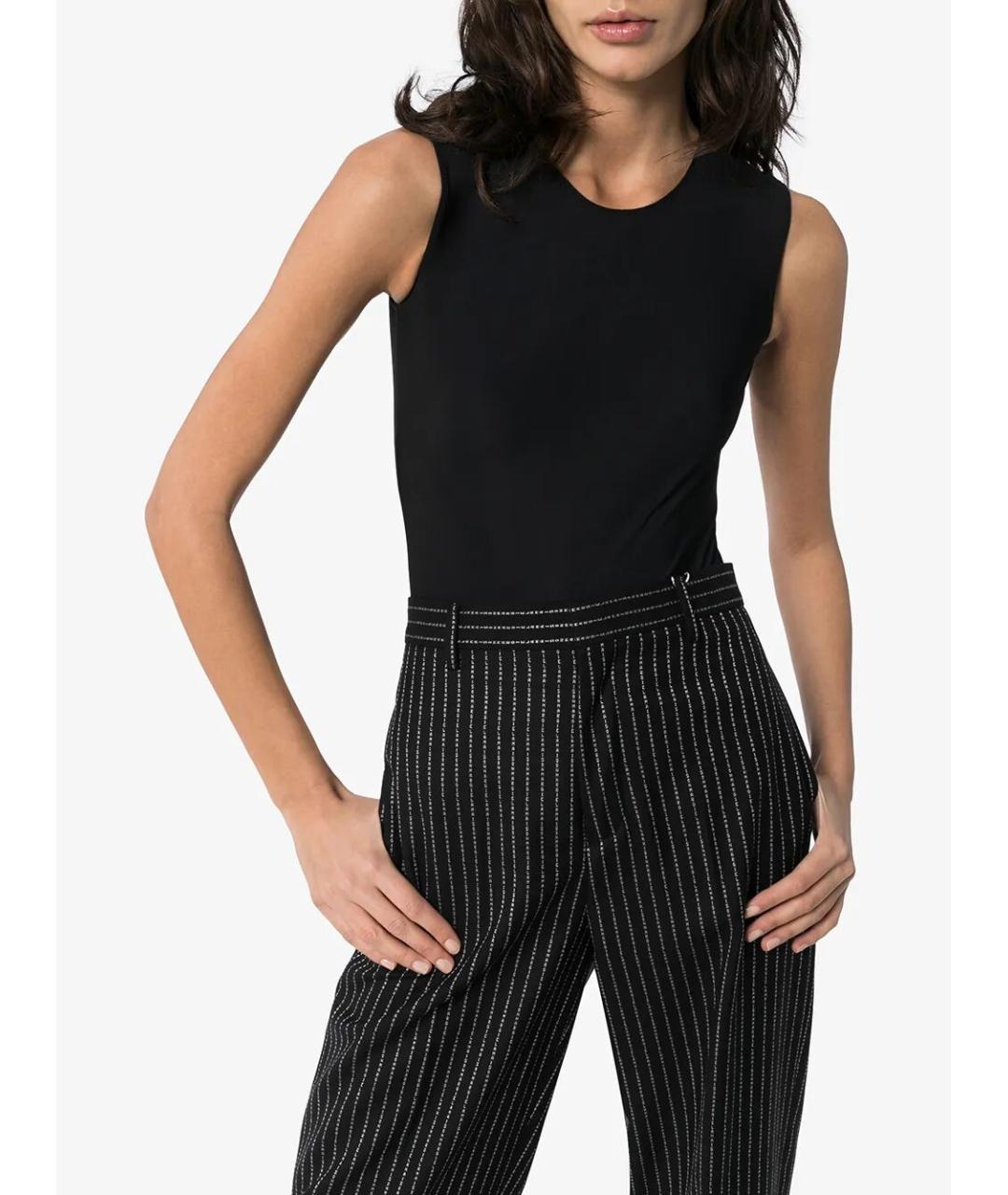 MAISON MARGIELA Черное полиамидовое боди, фото 4