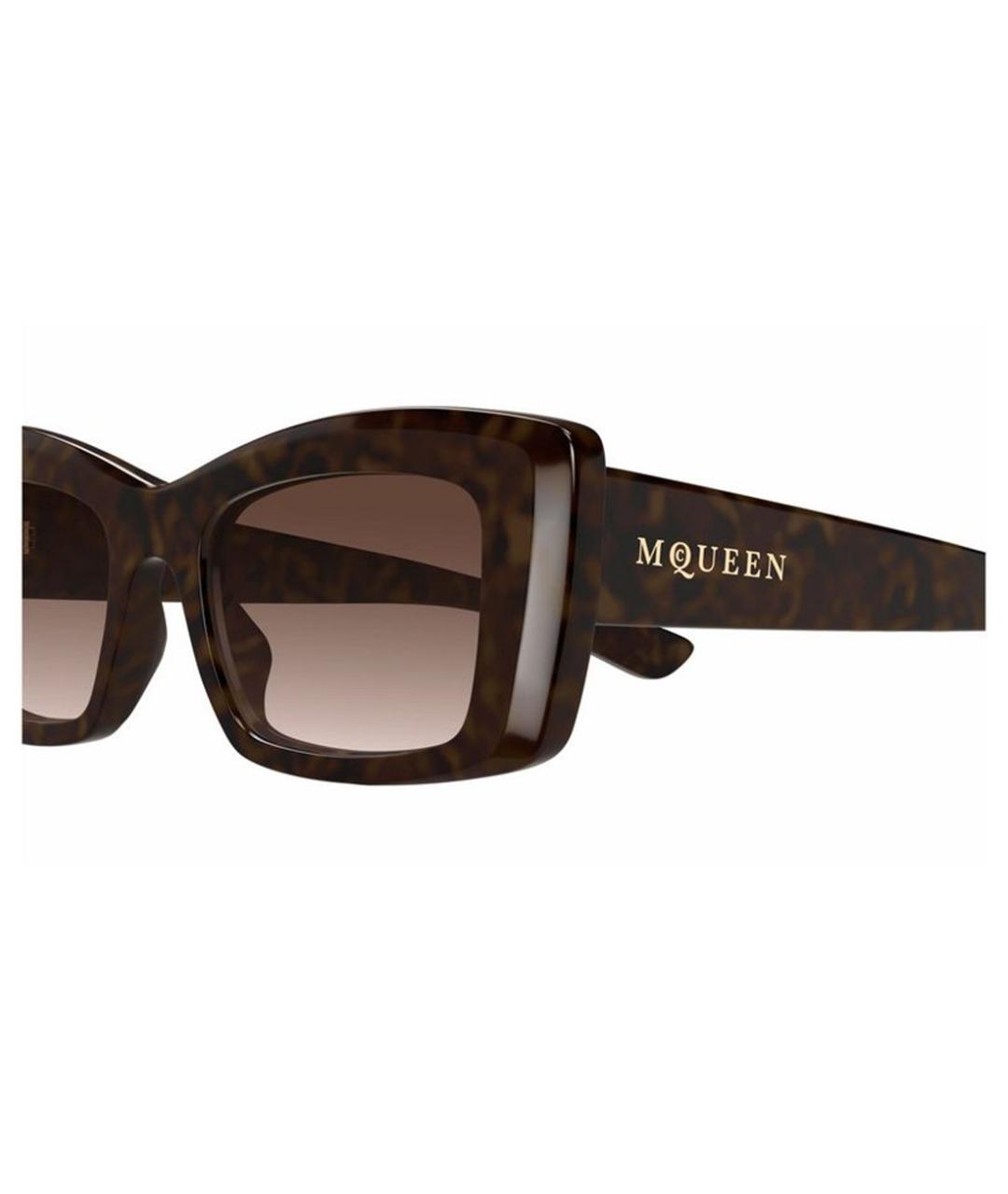 ALEXANDER MCQUEEN Мульти пластиковые солнцезащитные очки, фото 3