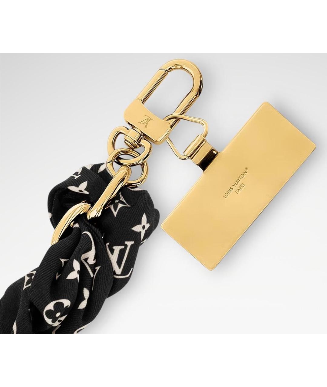 LOUIS VUITTON Черный брелок, фото 2