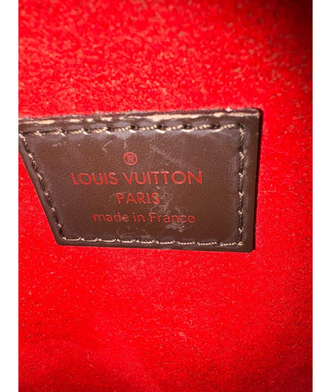 LOUIS VUITTON Коричневая сумка с короткими ручками, фото 5