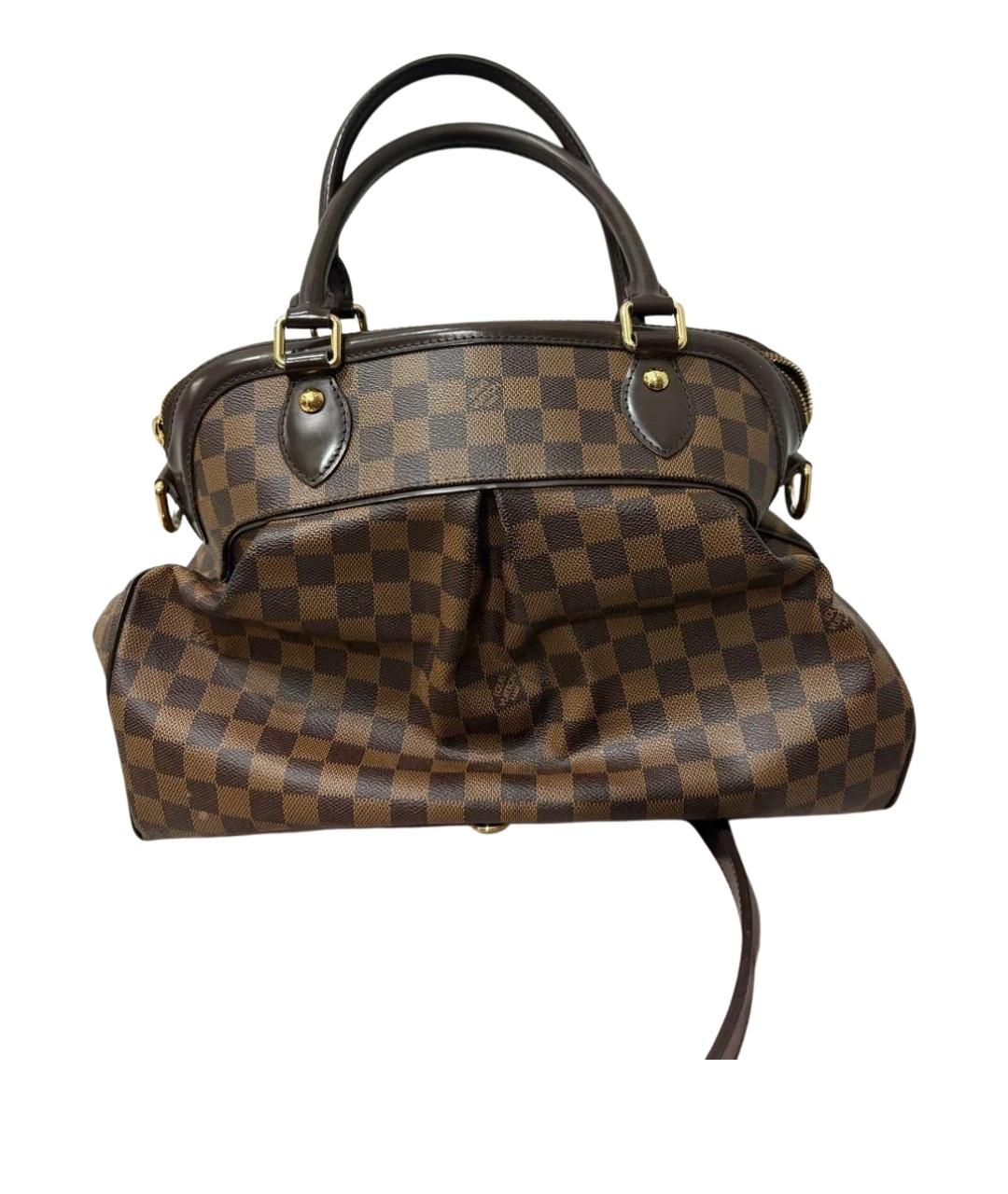 LOUIS VUITTON Коричневая сумка с короткими ручками, фото 1