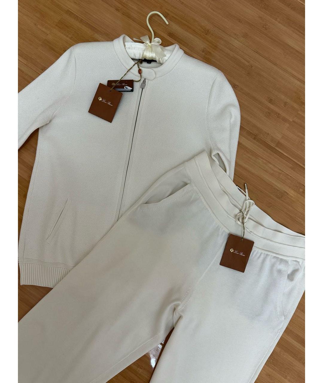 LORO PIANA Белый хлопковый спортивные костюмы, фото 2