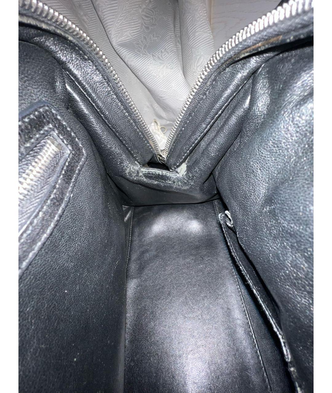 CHRISTIAN DIOR Черная кожаная сумка через плечо, фото 7