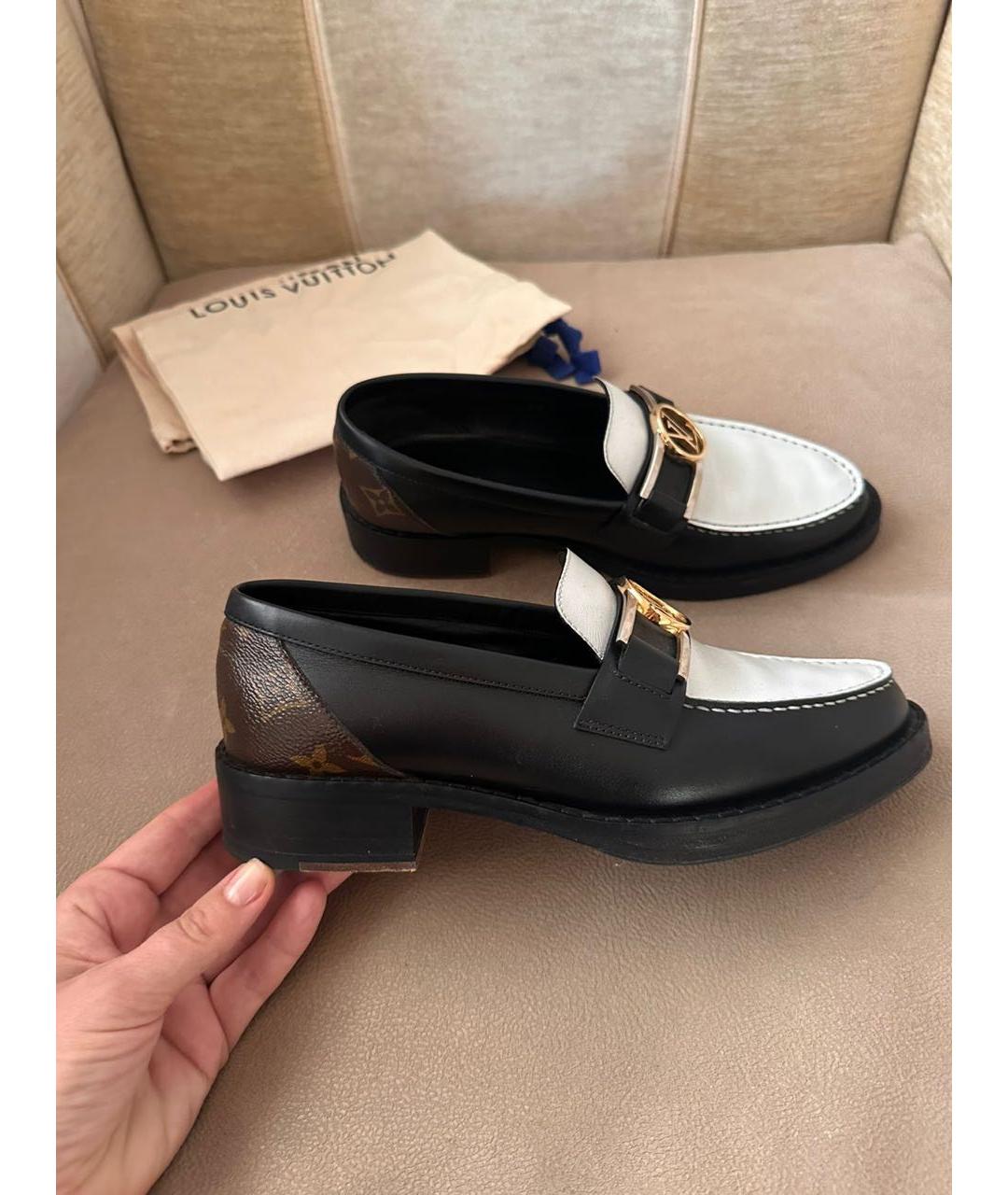 LOUIS VUITTON Мульти кожаные лоферы, фото 5