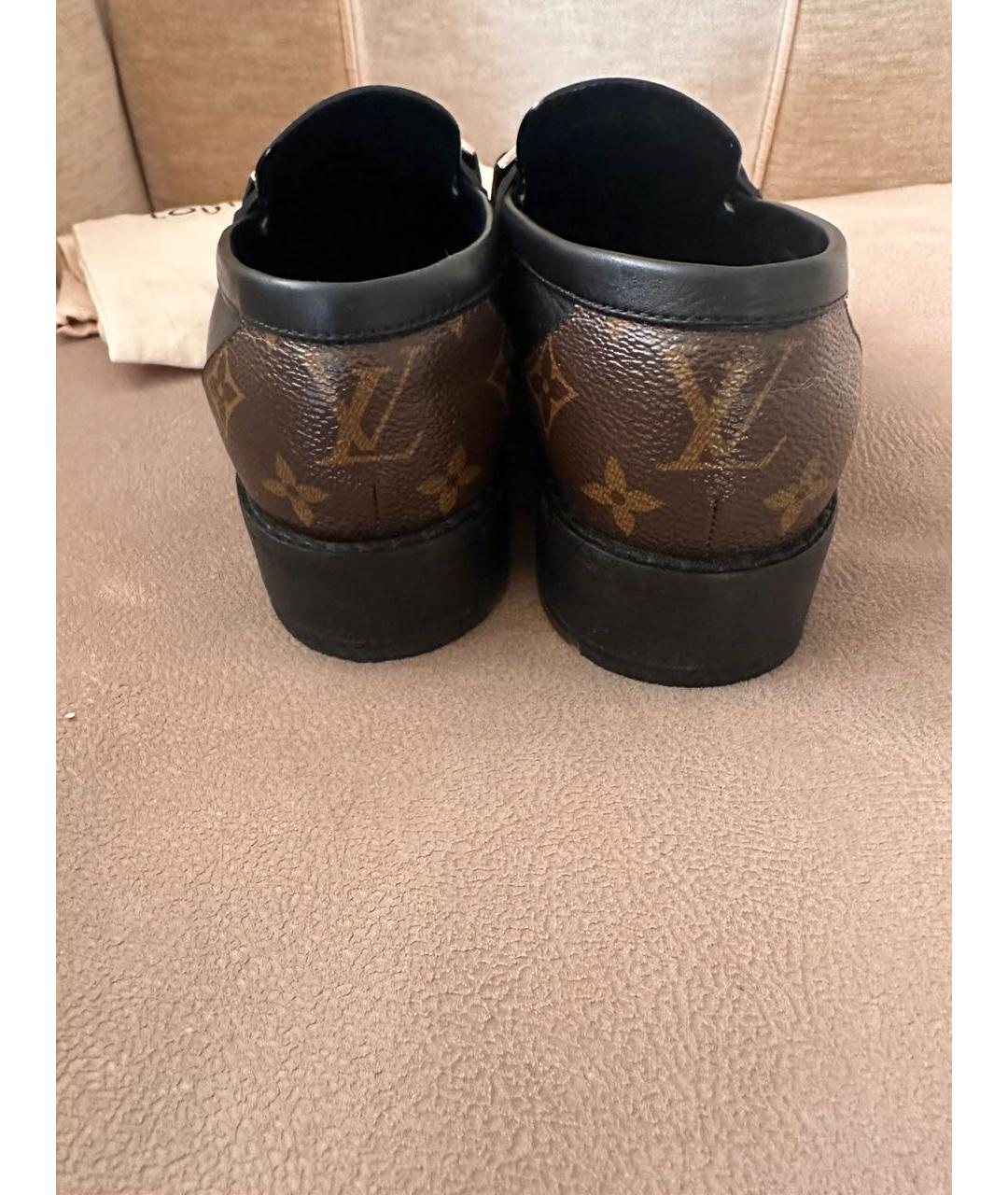 LOUIS VUITTON Мульти кожаные лоферы, фото 4