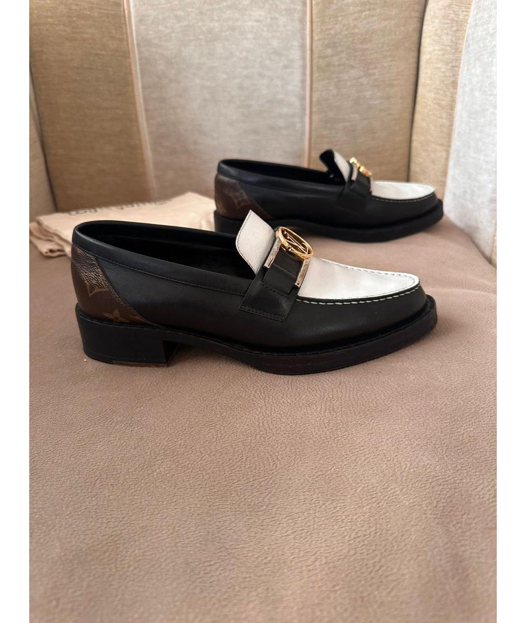 LOUIS VUITTON Мульти кожаные лоферы, фото 7
