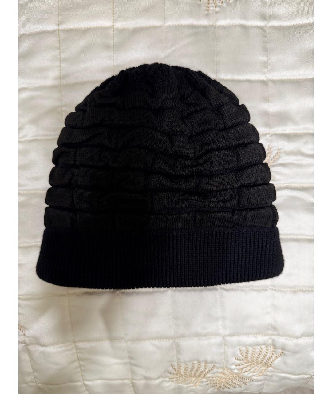 CANADA GOOSE Черная шерстяная шапка, фото 5