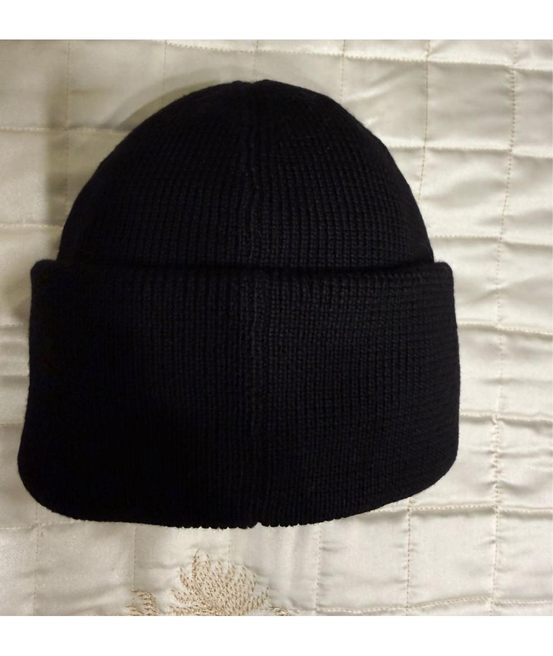 CANADA GOOSE Черная шерстяная шапка, фото 2