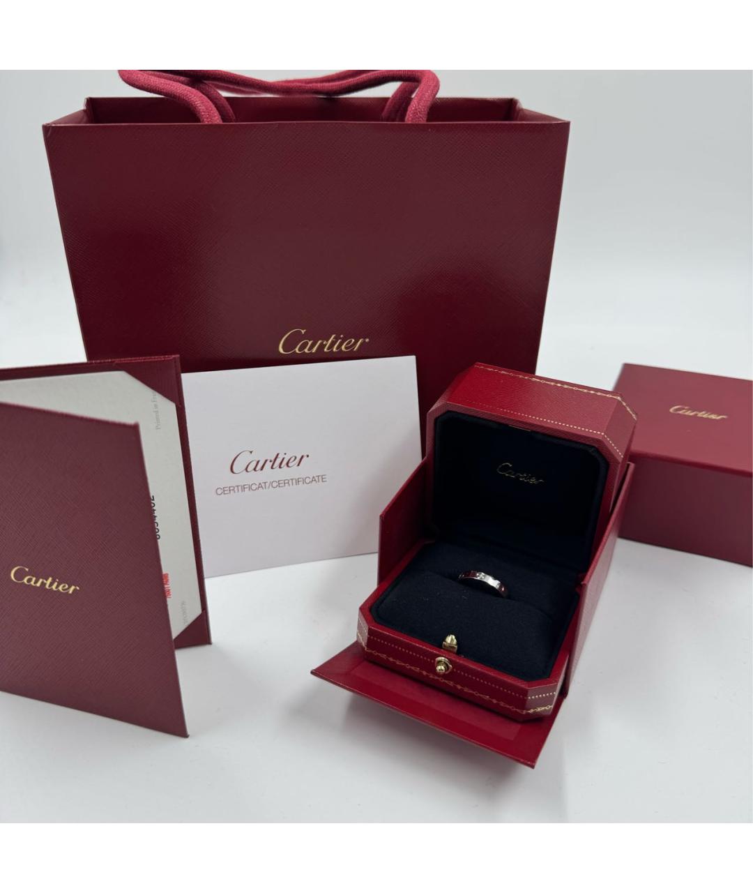 CARTIER Серебряное кольцо из белого золота, фото 2