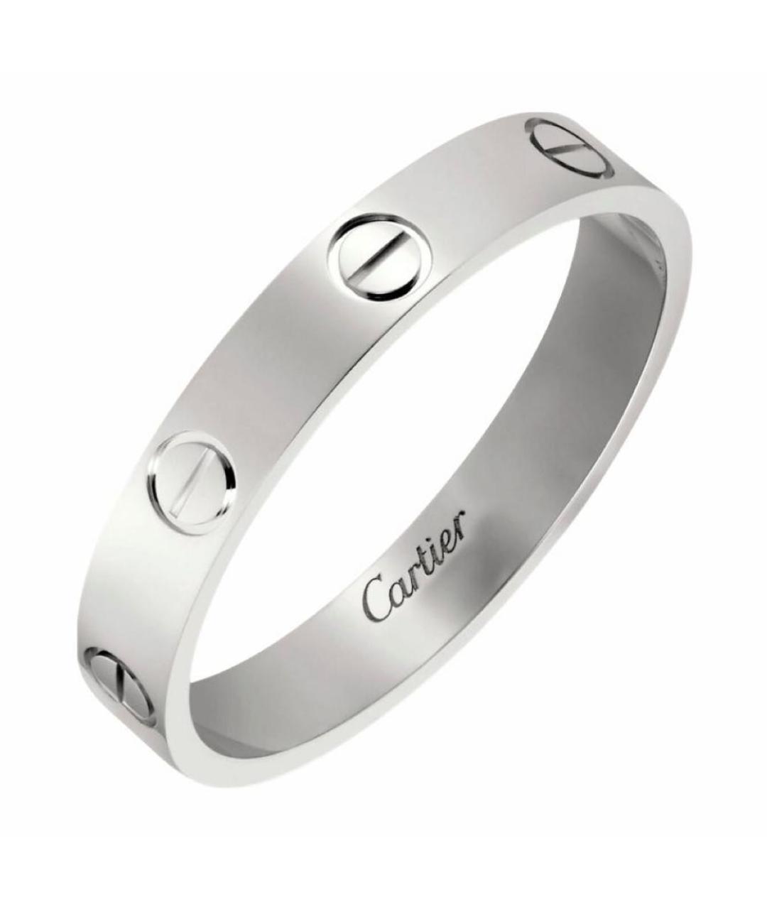 CARTIER Серебряное кольцо из белого золота, фото 5