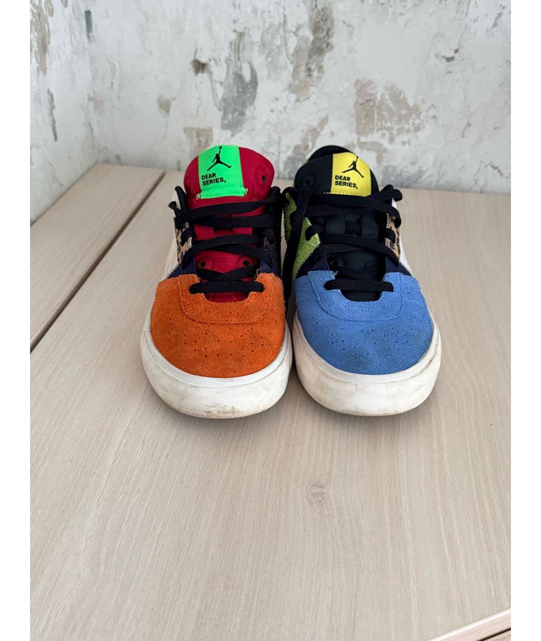 JORDAN Мульти нубуковые низкие кроссовки / кеды, фото 7
