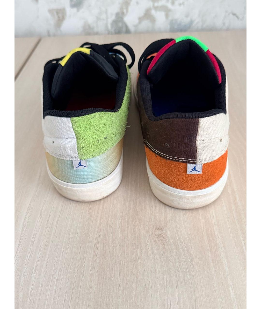 JORDAN Мульти нубуковые низкие кроссовки / кеды, фото 2