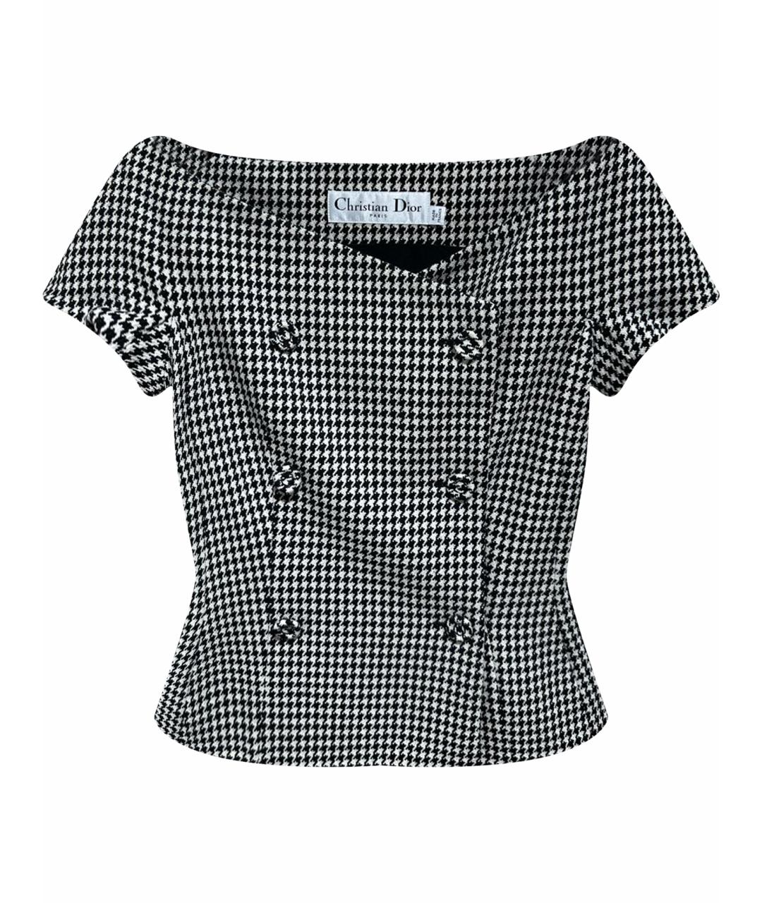 CHRISTIAN DIOR Мульти шерстяной жилет, фото 1