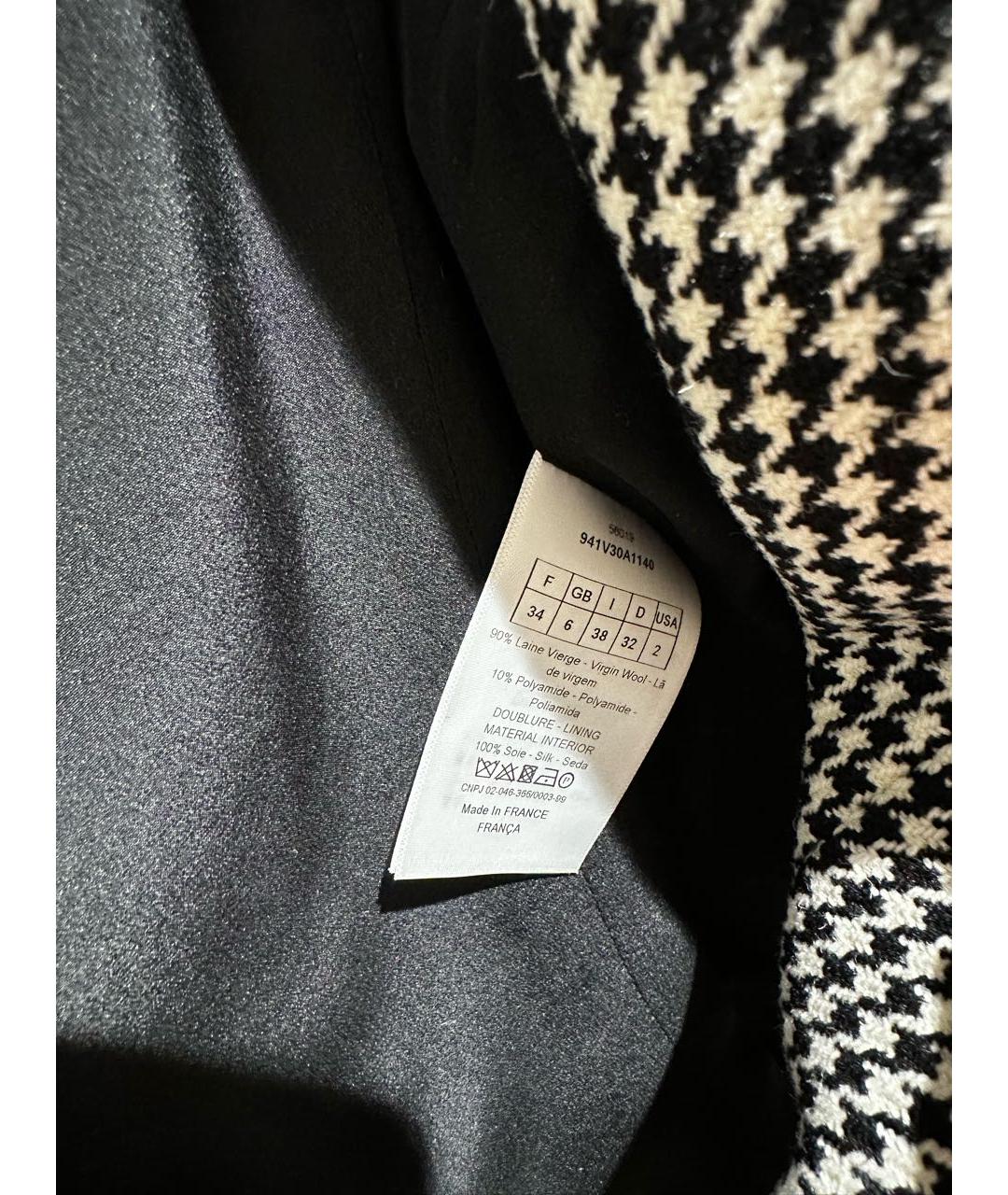 CHRISTIAN DIOR Мульти шерстяной жилет, фото 4