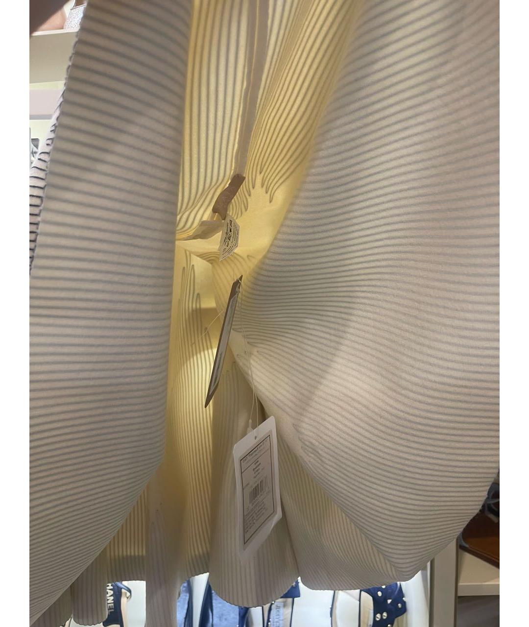 ALAIA Белая шерстяная юбка миди, фото 7