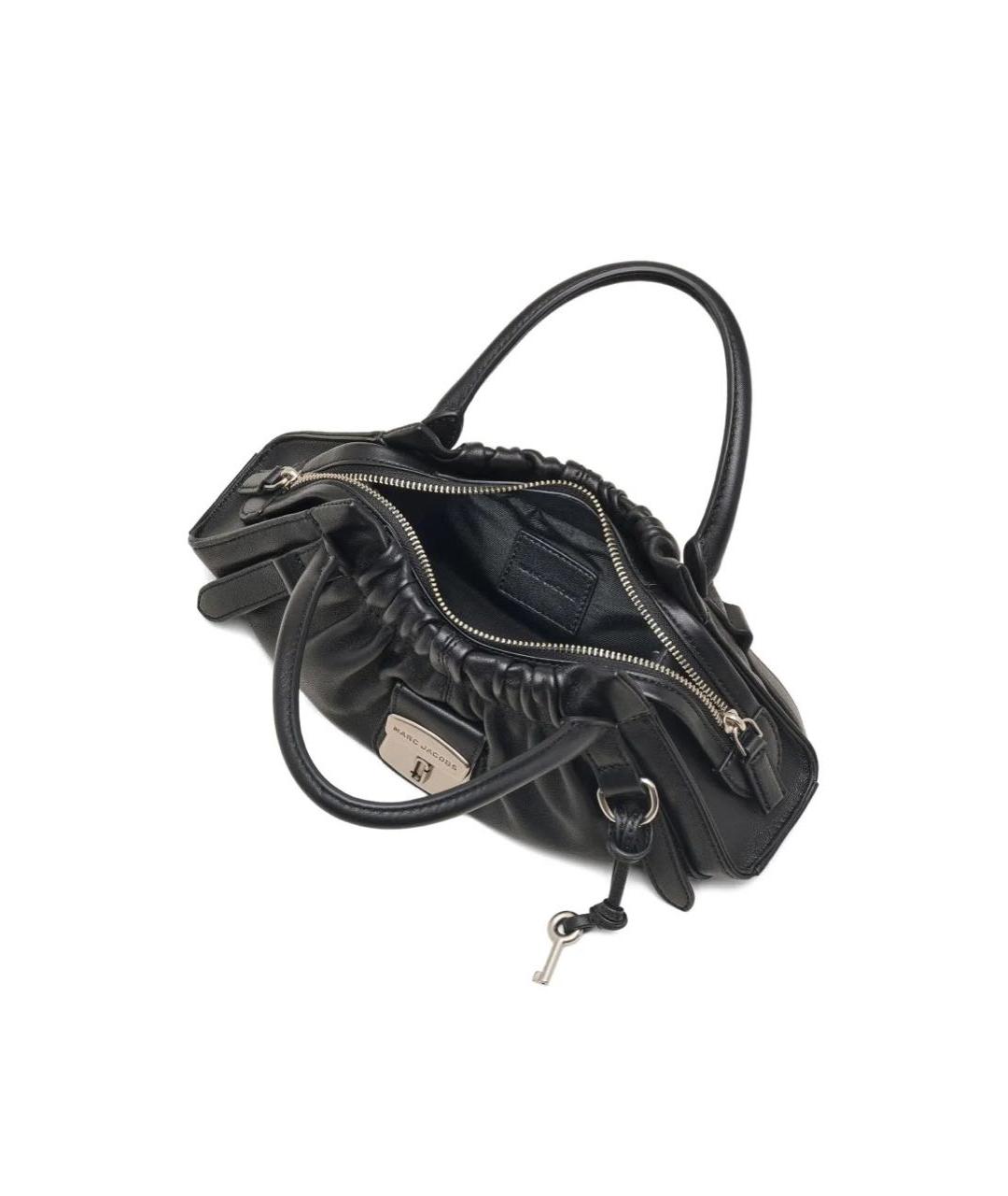 MARC JACOBS Черная кожаная сумка через плечо, фото 2