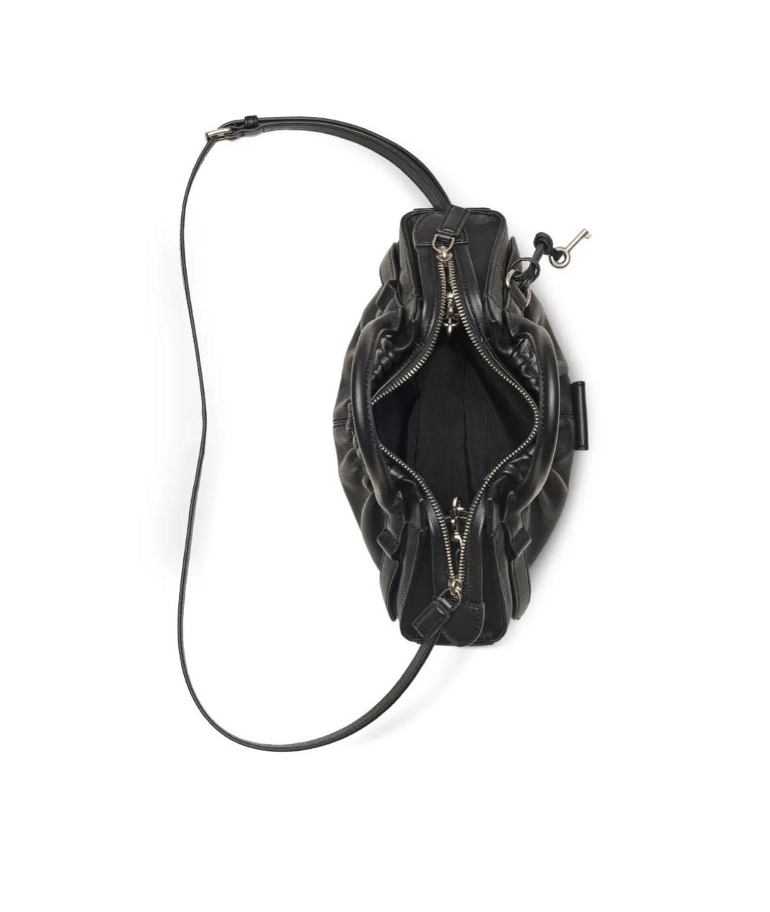 MARC JACOBS Черная кожаная сумка через плечо, фото 3
