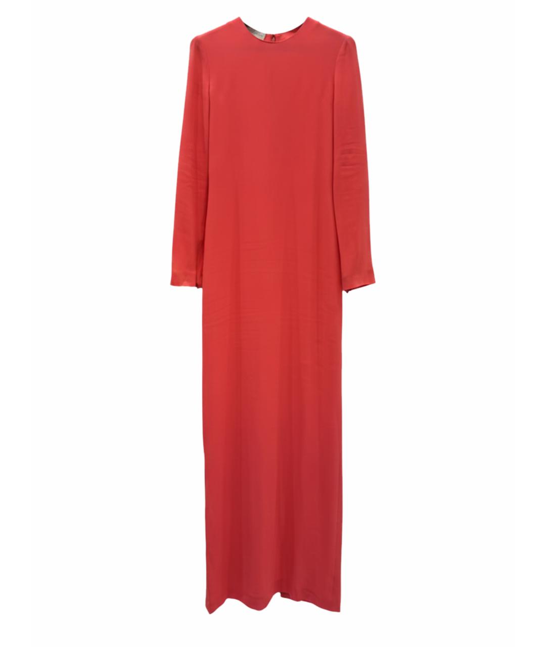 STELLA MCCARTNEY Коралловое хлопковое вечернее платье, фото 1