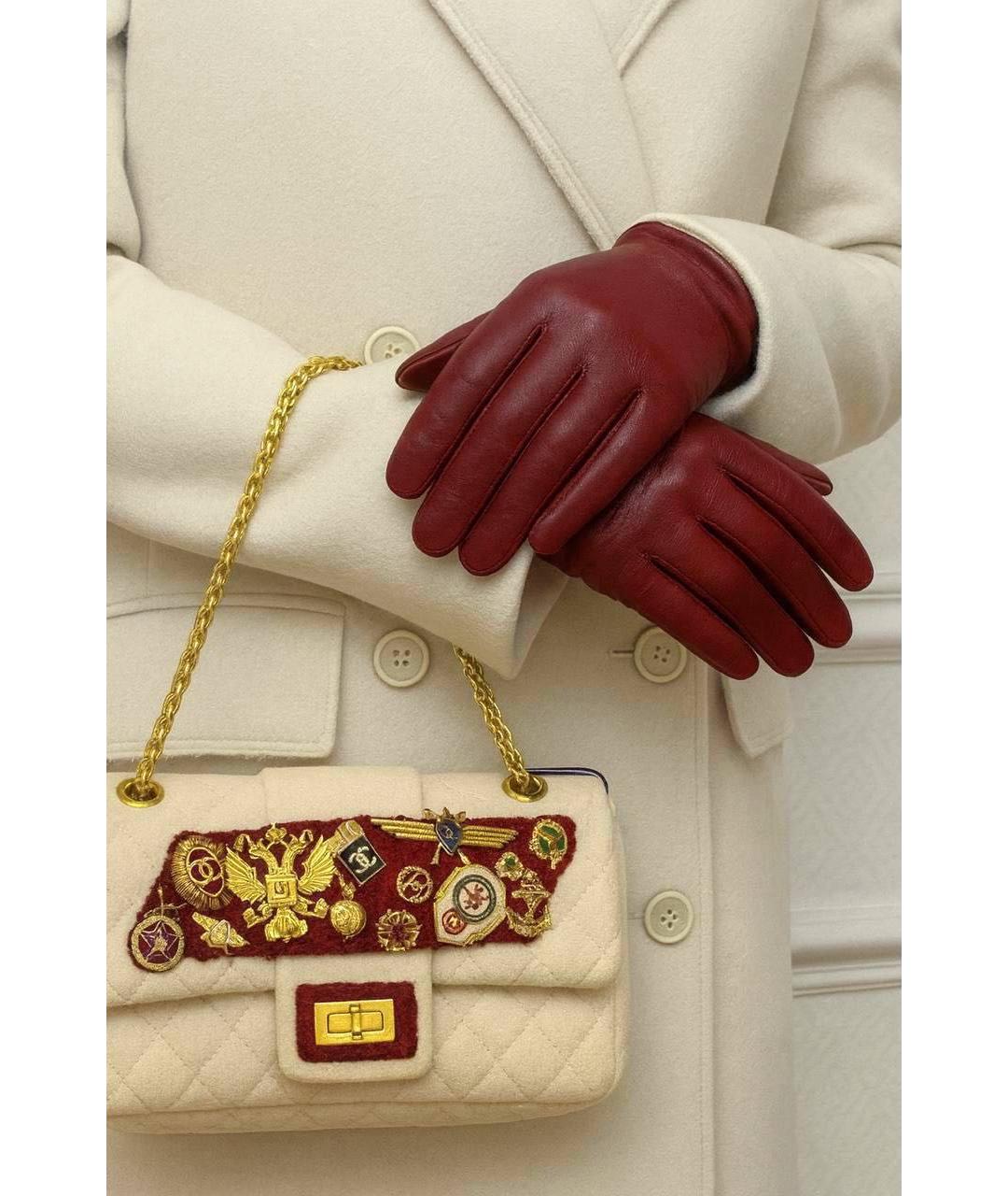 CHANEL Бежевая тканевая сумка с короткими ручками, фото 3