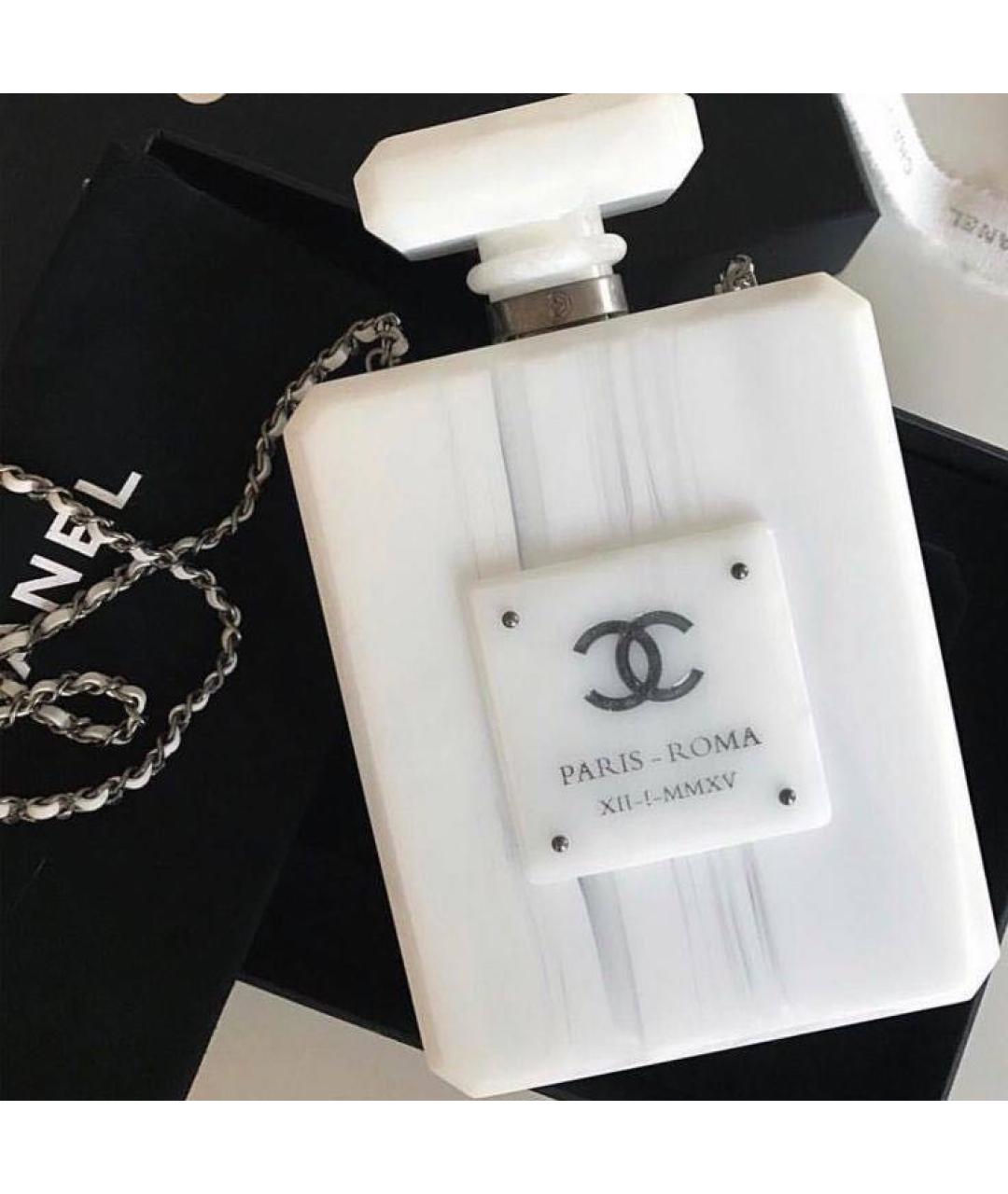 CHANEL Белая сумка через плечо, фото 2