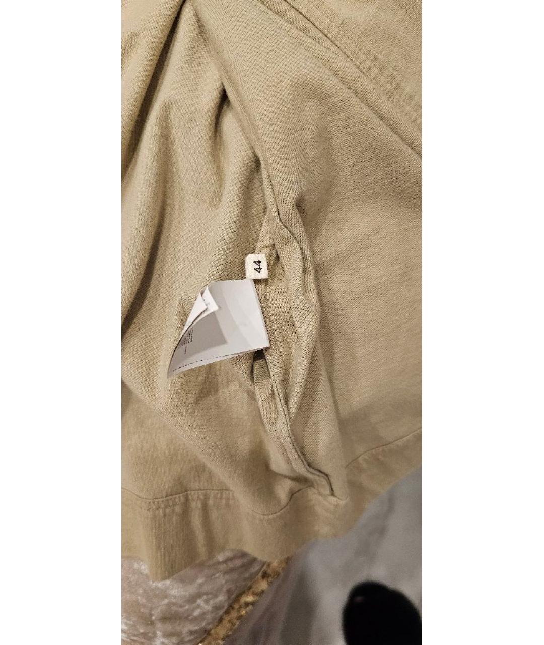 MARNI Бежевая хлопковая майка, фото 5