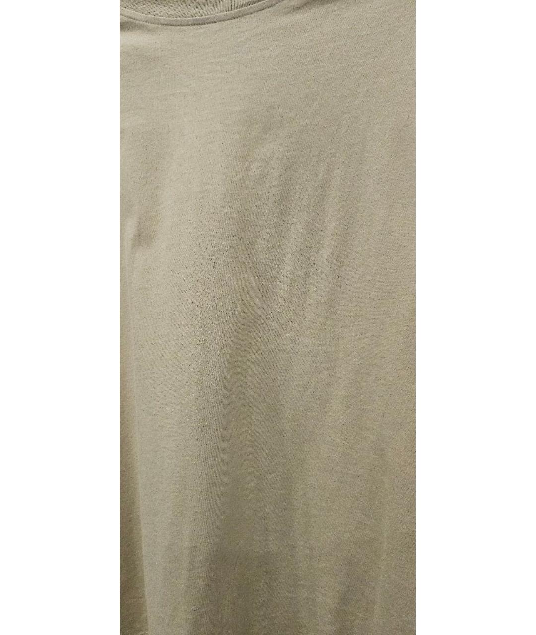 MARNI Бежевая хлопковая майка, фото 4