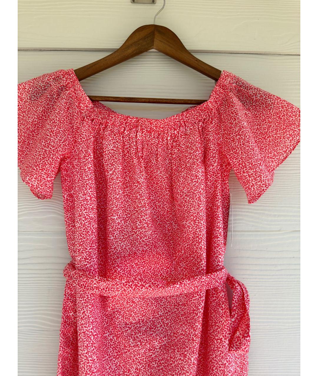 MICHAEL MICHAEL KORS Розовое хлопковое повседневное платье, фото 2