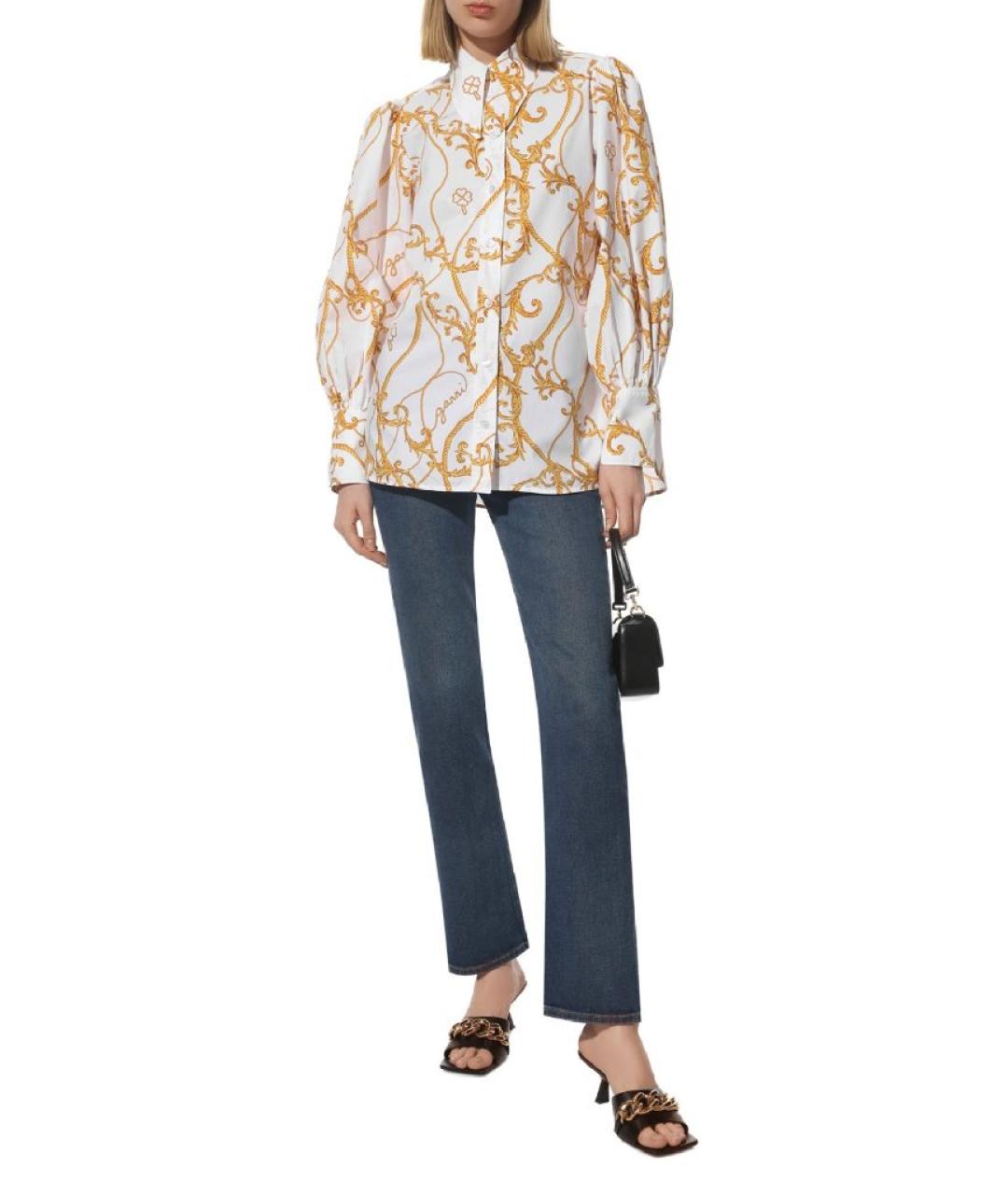 GANNI Мульти хлопковая рубашка, фото 5