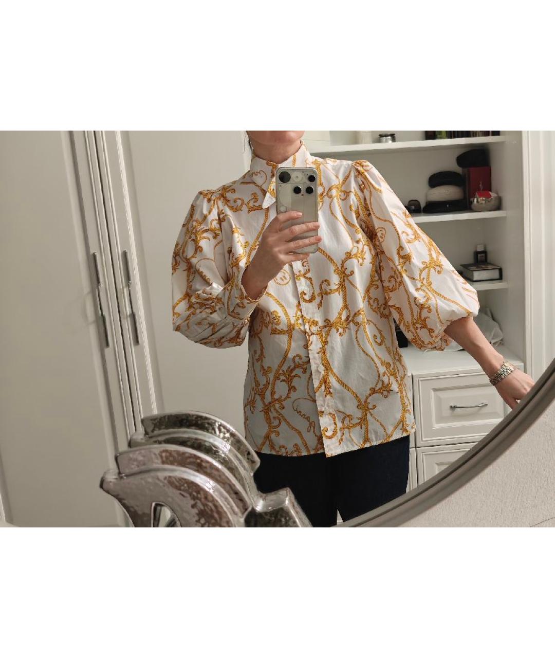 GANNI Мульти хлопковая рубашка, фото 7