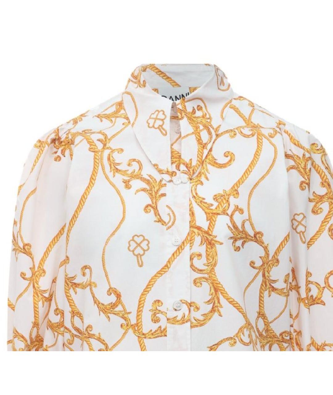 GANNI Мульти хлопковая рубашка, фото 4