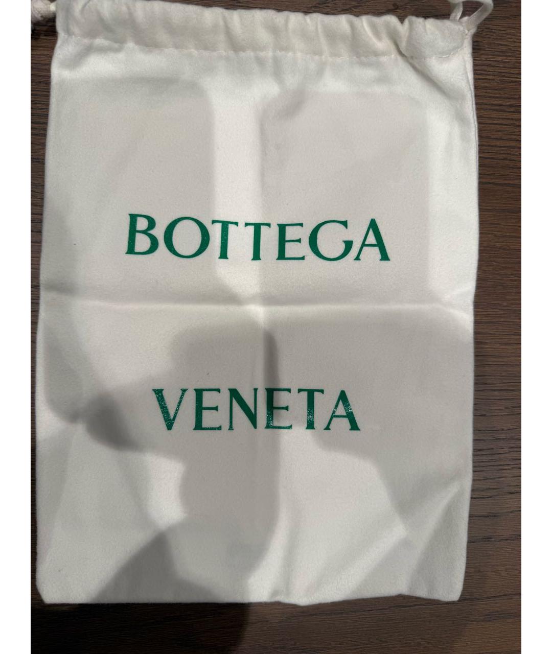 BOTTEGA VENETA Черная тканевая барсетка, фото 5