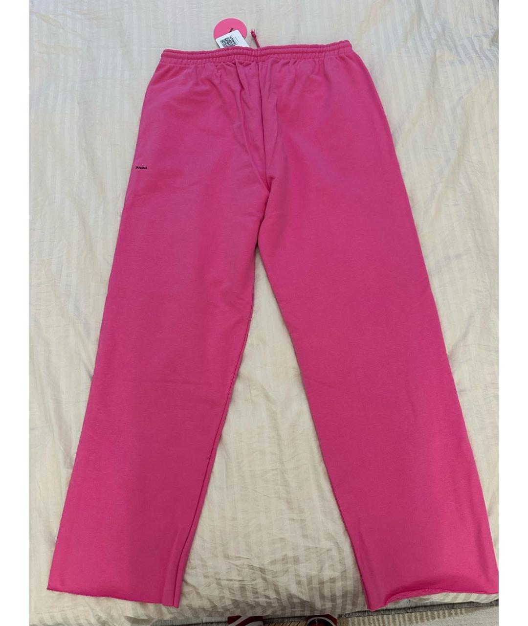 THE PANGAIA Розовые хлопковые спортивные брюки и шорты, фото 2
