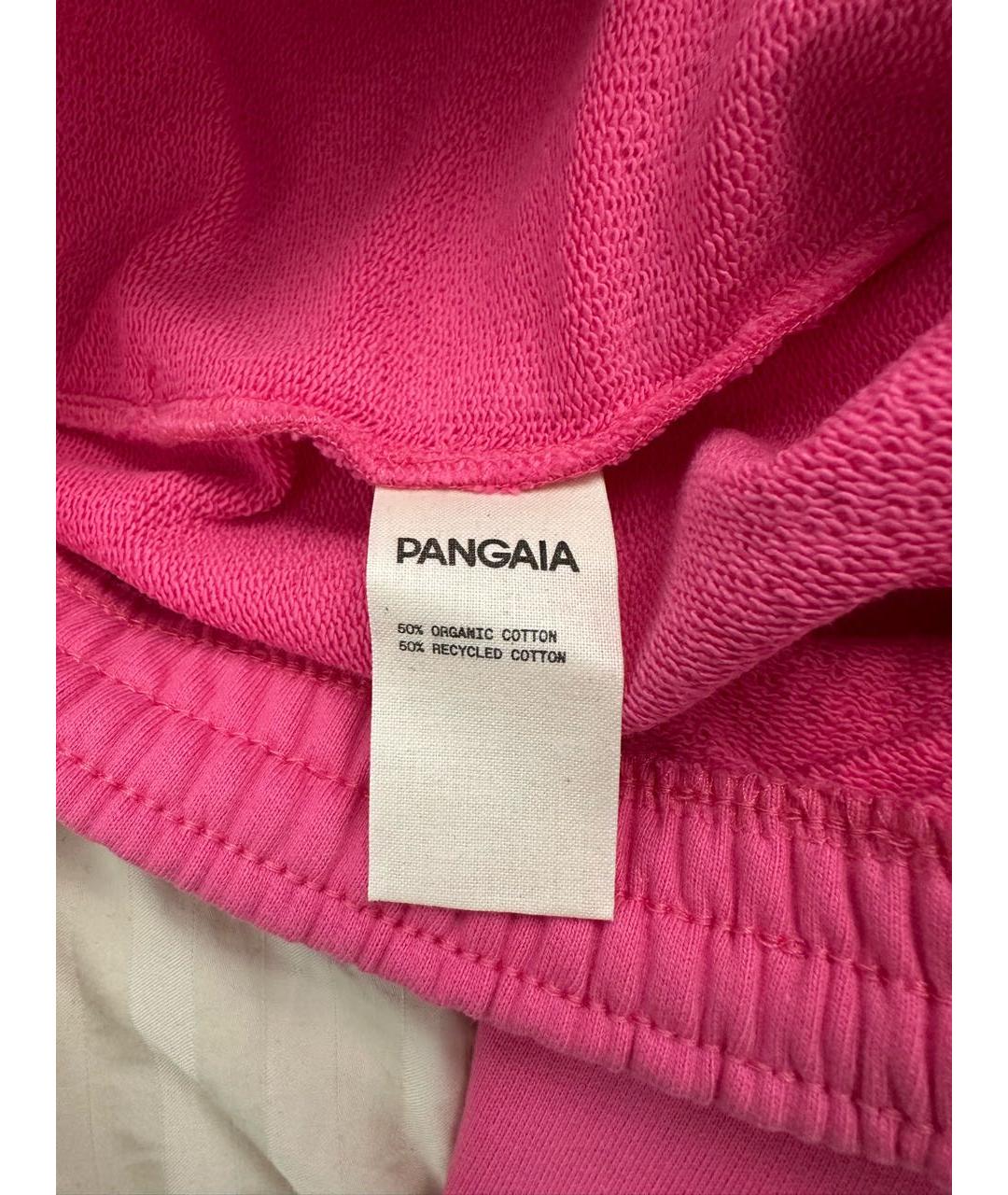 THE PANGAIA Розовые хлопковые спортивные брюки и шорты, фото 3